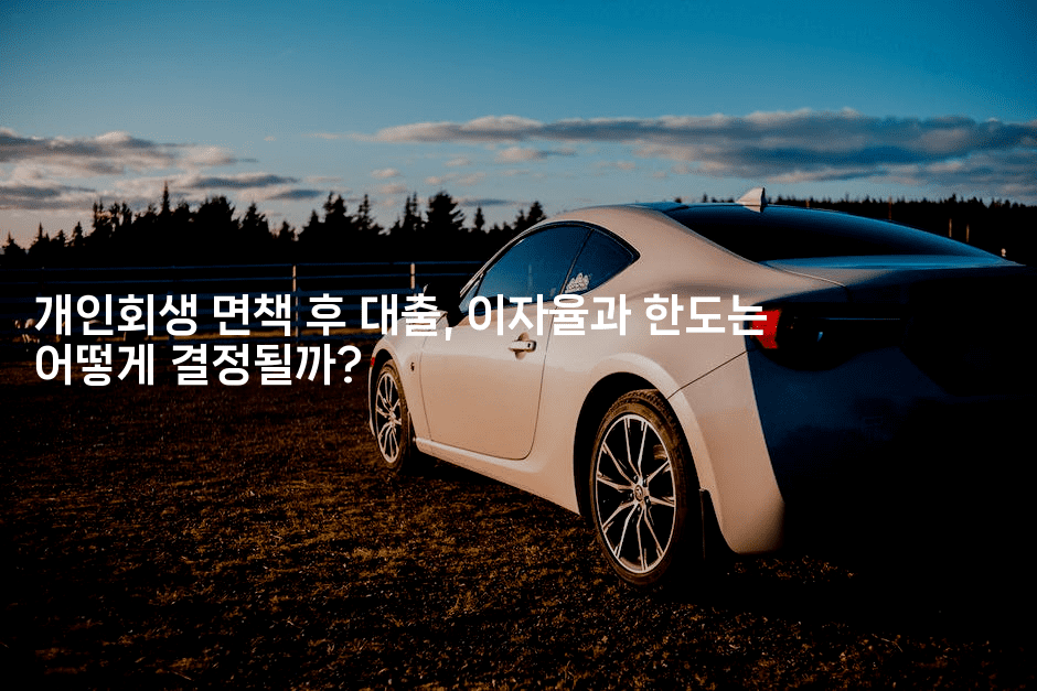 개인회생 면책 후 대출, 이자율과 한도는 어떻게 결정될까?-중국미미