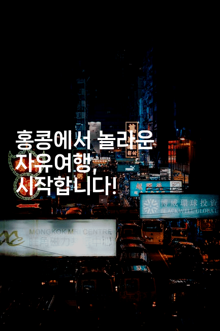 홍콩에서 놀라운 자유여행, 시작합니다!2-중국미미