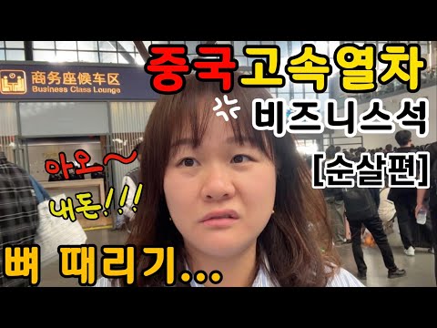 그 좋다는 중국 고속열차 비즈니스석 심층 분석 (feat. 순살 만들기)