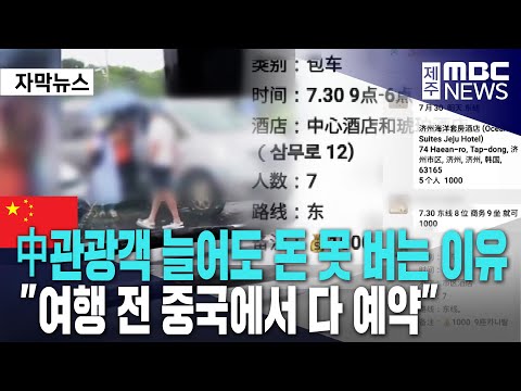 中관광객 늘어도 돈 못 버는 이유 ㅣ "여행 전 중국에서 다 예약"