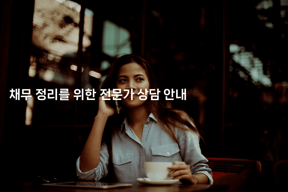 채무 정리를 위한 전문가 상담 안내-중국미미