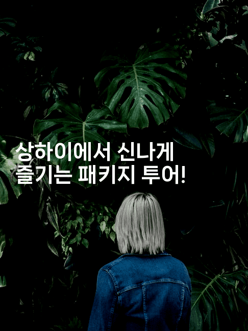 상하이에서 신나게 즐기는 패키지 투어!-중국미미