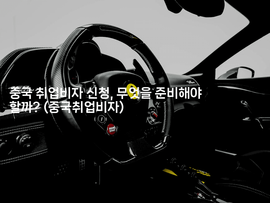 중국 취업비자 신청, 무엇을 준비해야 할까? (중국취업비자)2-중국미미