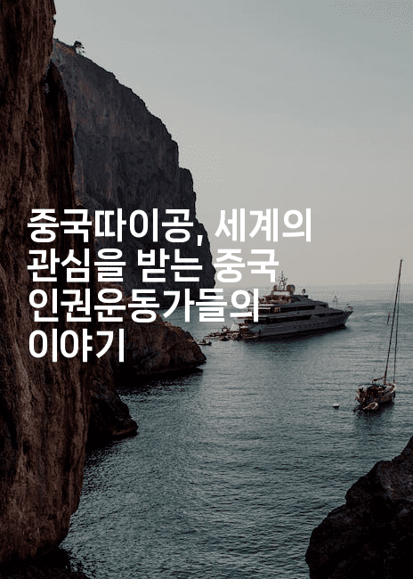 중국따이공, 세계의 관심을 받는 중국 인권운동가들의 이야기2-중국미미